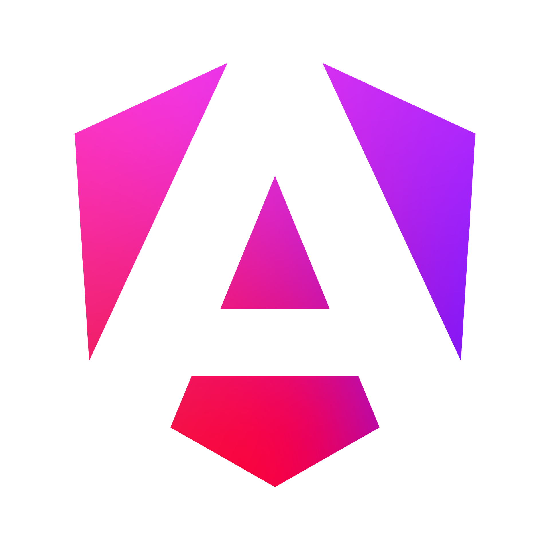 Angular gradient logo
